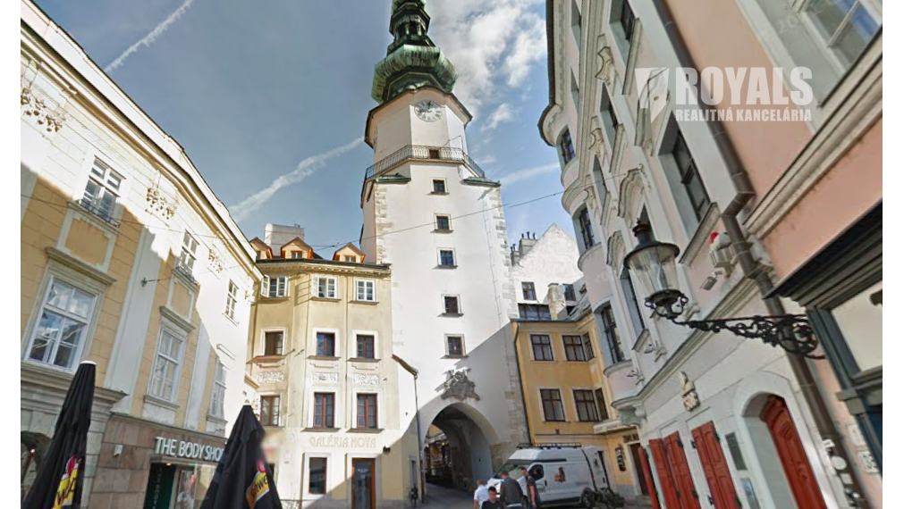 Obchodné priestory na prenájom, Michalská ulica, Bratislava