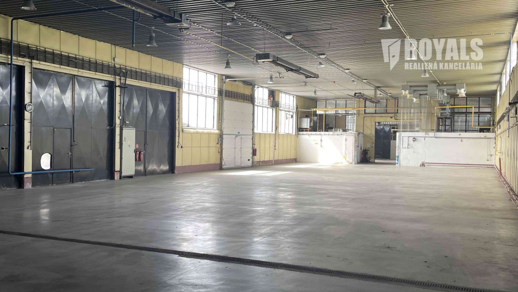 Výrobná/skladová hala na prenájom, spevnené plochy, Senec