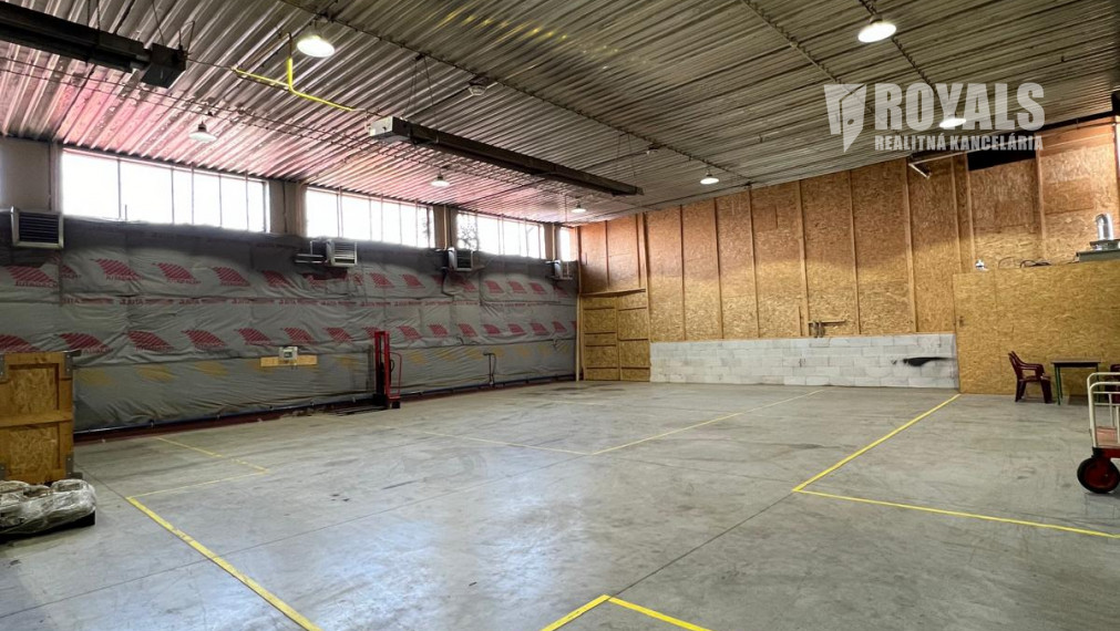 Výrobná/skladová hala na prenájom, spevnené plochy, Senec