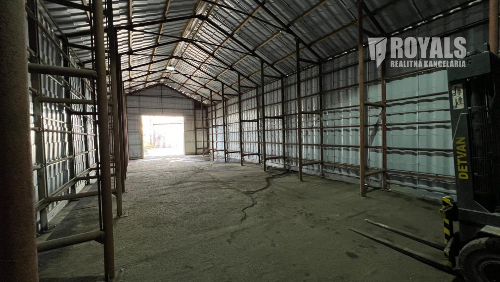 Výrobná/skladová hala na prenájom, spevnené plochy, Senec