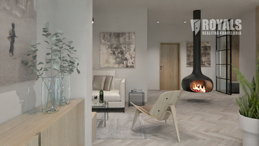 Skolaudovaná novostavba moderného domu, záhrada, terasa, Jarovce