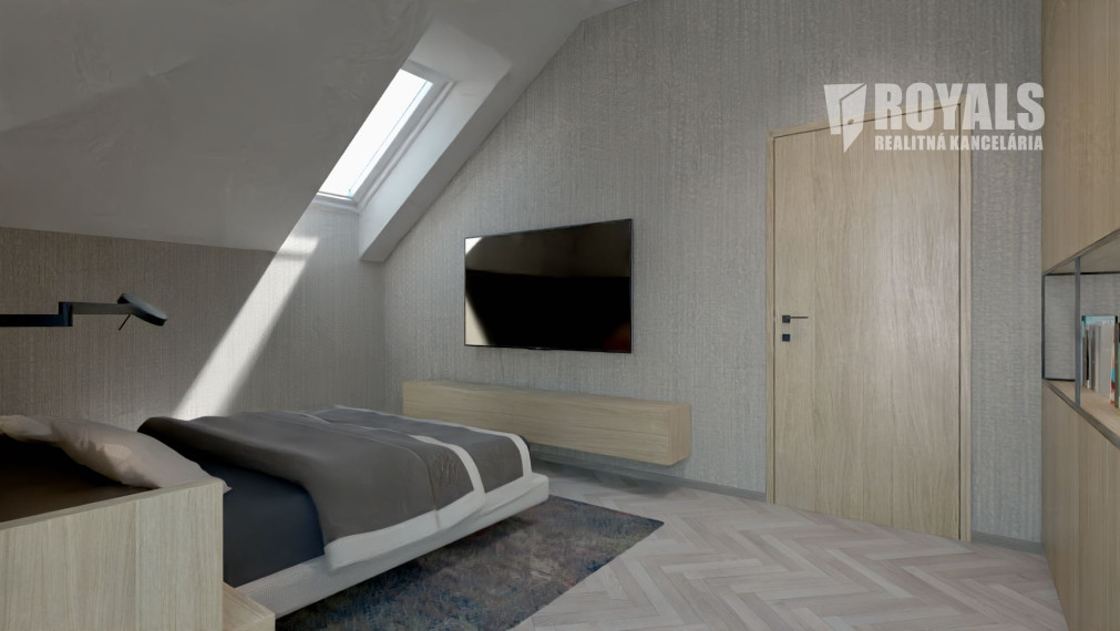 Skolaudovaná novostavba moderného domu, záhrada, terasa, Jarovce