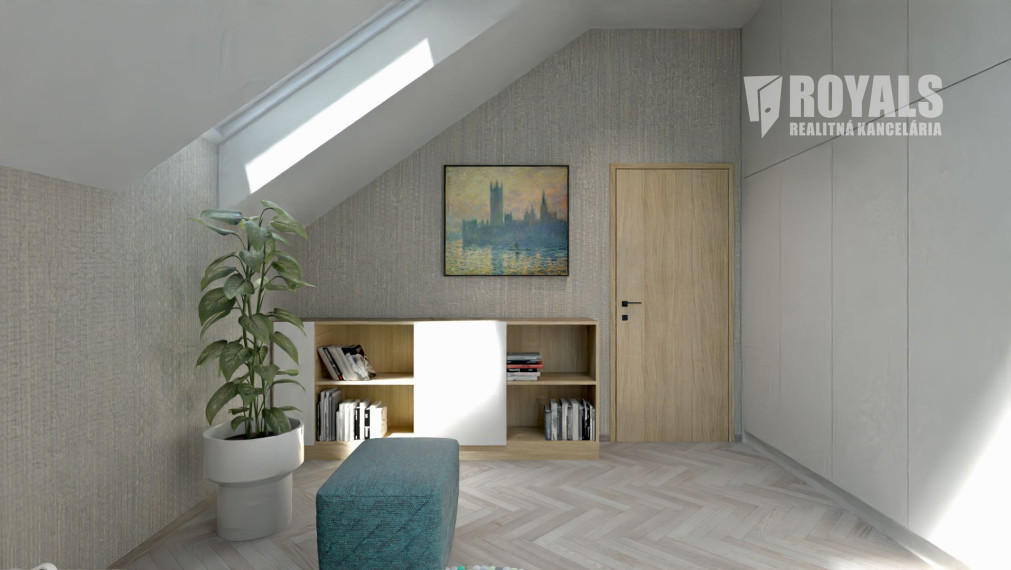 Skolaudovaná novostavba moderného domu, záhrada, terasa, Jarovce