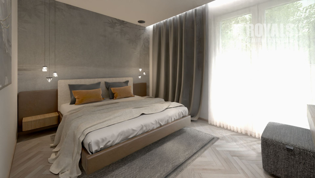 Skolaudovaná novostavba moderného domu, záhrada, terasa, Jarovce