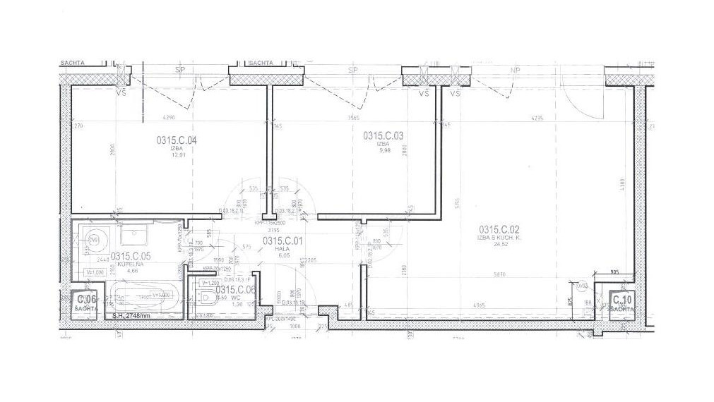 Moderný, klimatizovaný 2i byt s terasou a garážovým státím, PREMIĚRE, Šancová