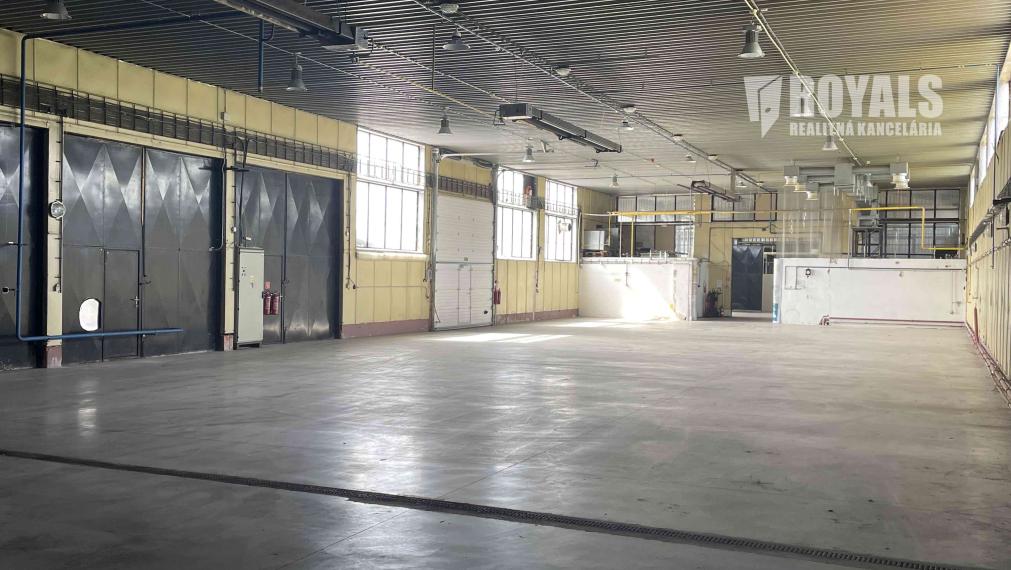 Výrobná/skladová hala na prenájom, spevnené plochy, Senec