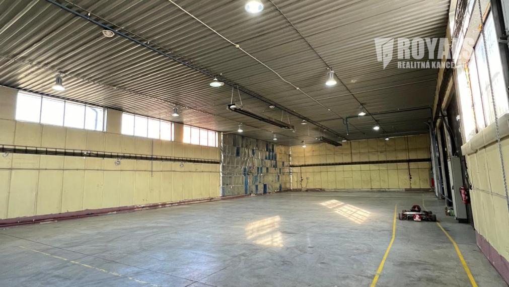 Výrobná/skladová hala na prenájom, spevnené plochy, Senec