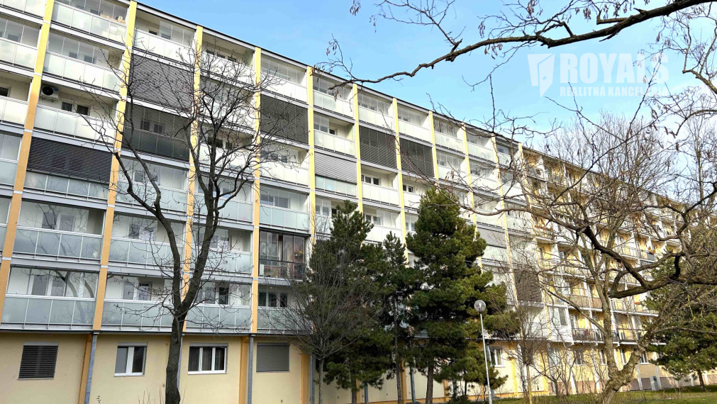 Kompletne zariadený 1,5i byt s veľkým potenciálom, loggia po celej šírke bytu, pivnica, Ružinov