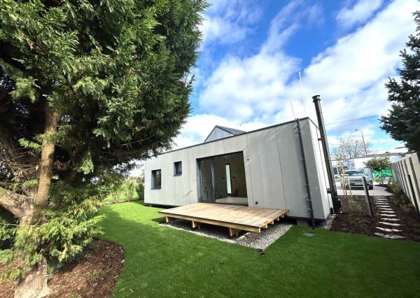 Montovaný drevodom so záhradou na predaj, Rusovce